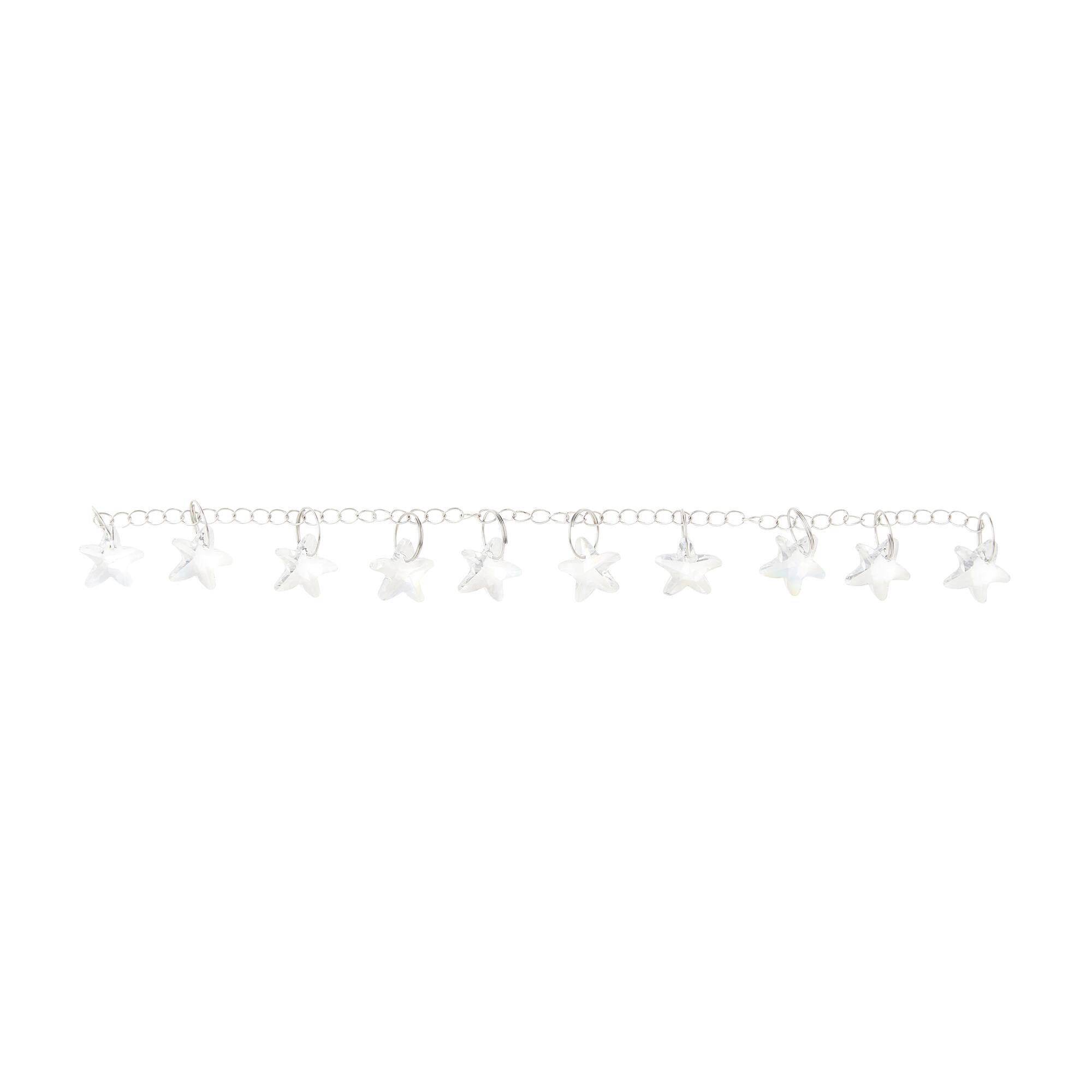 Crystal Glass Starfish Bead Chain, 14mm by Bead Landing™